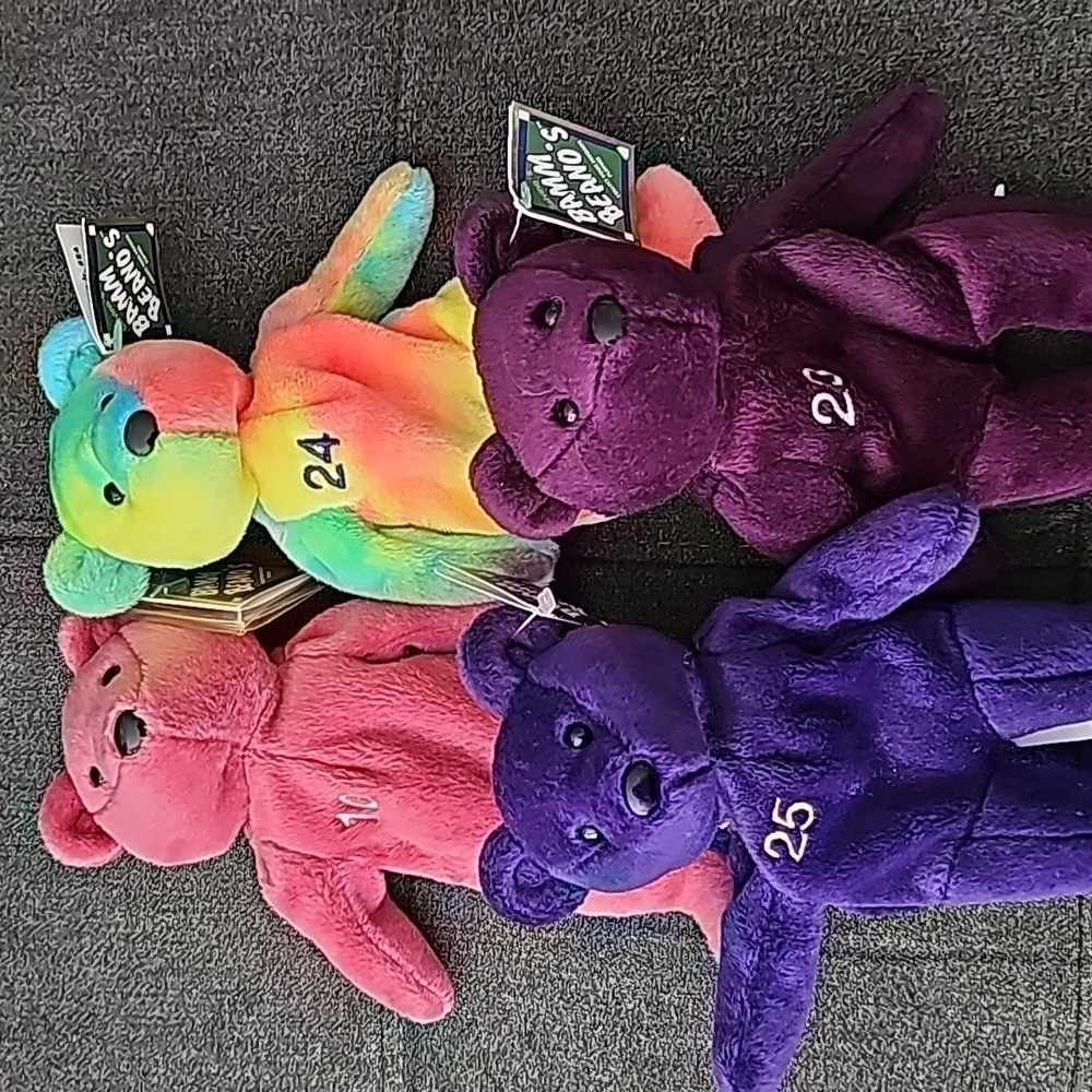 BAMM BEANO'S Bears 1998 (Jones, Justice, McGuire & Griffey Jr)